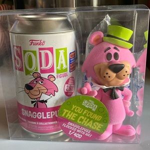 CHASE Snagglepuss Hanna-Barbera Funko Soda flocked with Hat 2023 Wondercon 1/400
